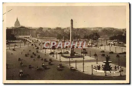 Cartes postales Paris La place de la Concorde