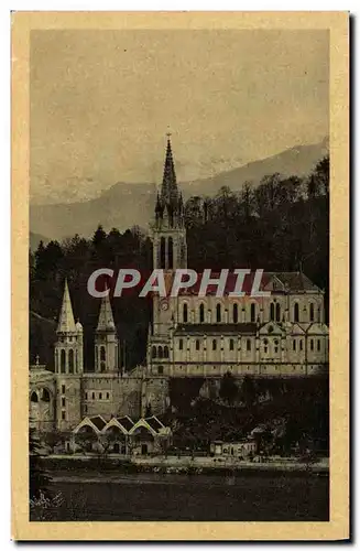 Cartes postales Lourdes La Basilique