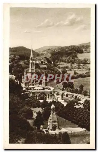 Cartes postales Lourdes La Basilique