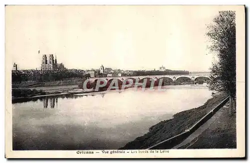 Cartes postales Orleans Vue Generale Les bords de la Loire