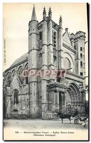 Cartes postales Montereau Faut Yonne Eglise Notre Dame