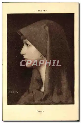 Cartes postales Musee Du Louvre Paris Henner Fabiola