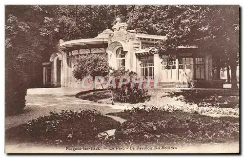 Ansichtskarte AK Pougues les eaux Le parc Pavillon des sources