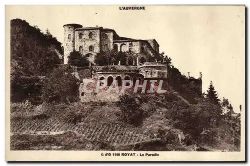 Cartes postales L&#39Auvergne Royat Le paradis