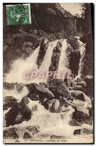 Ansichtskarte AK Cauterets Cascades de Lutour