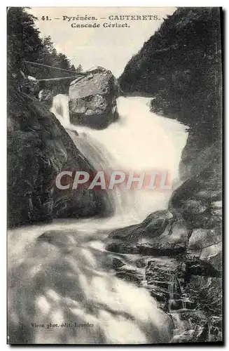 Cartes postales Cauterets Cascades Cerizet