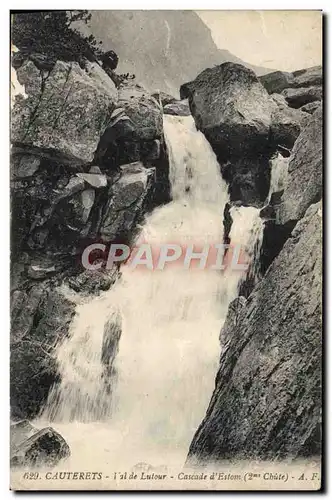 Cartes postales Cauterets Val de Lutour Cascade d&#39Estom