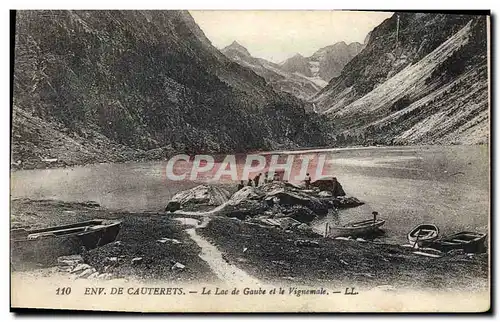 Ansichtskarte AK Cauterets Le Lac de Gaube et le Vignemale