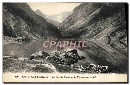 Ansichtskarte AK Cauterets Le Lac de Gaube et le Vignemale