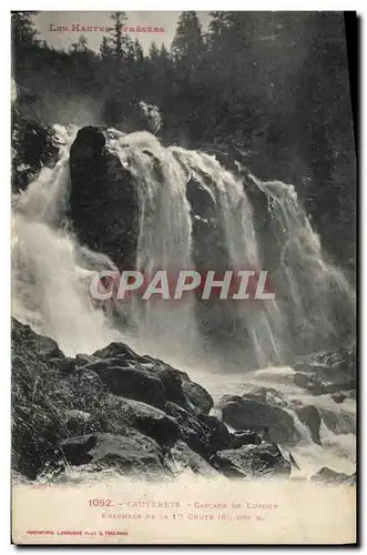 Ansichtskarte AK Cauterets Cascade de Lutour Ensemble de la 1ere chute