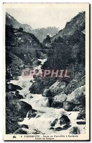 Ansichtskarte AK Pierrefitte Route de Pierrefitte a Cauterets Chute de Calypso