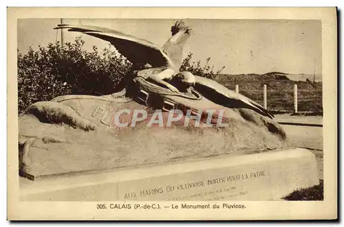 Cartes postales Calais Le Monument du Pluviose