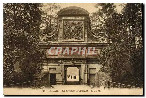 Ansichtskarte AK Lille La Porte de la Citadelle