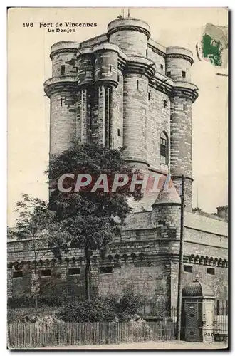 Ansichtskarte AK Fort de Vincennes Le Donjon