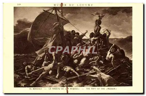 Cartes postales Musee Du Louvre Paris Gericault Le radeau de la Meduse