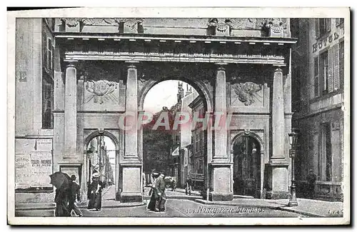 Cartes postales Nancy Porte Stanislas Publicite Lait d&#39Appenzell