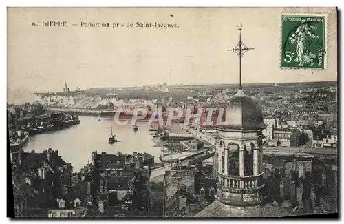 Cartes postales Dieppe Panorama pris de Saint Jacques