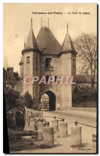 Ansichtskarte AK Villeneuve Sur Yonne La Porte de Joigny