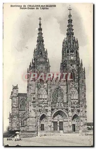Cartes postales Environs de Chalons Sur Marne Notre Dame de Lepine