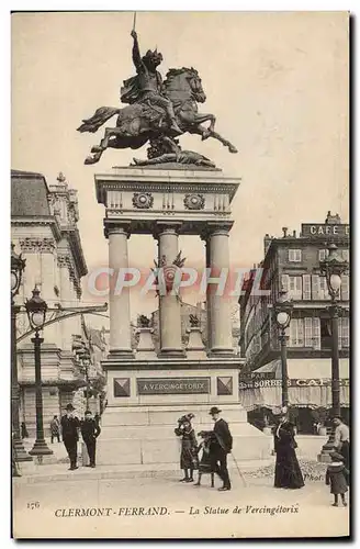 Cartes postales Clermont Ferrand La Statue de Vercingetorix