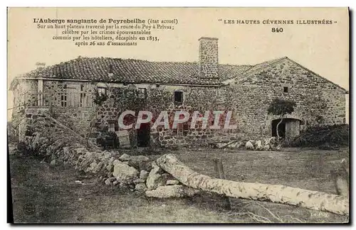 Cartes postales L&#39Auberge Sanglante de Peyrebeilhe
