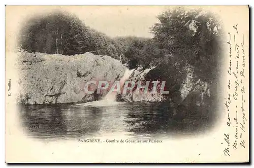 Cartes postales Saint Agreve Gouftre de Gournier sur I&#39Erieux