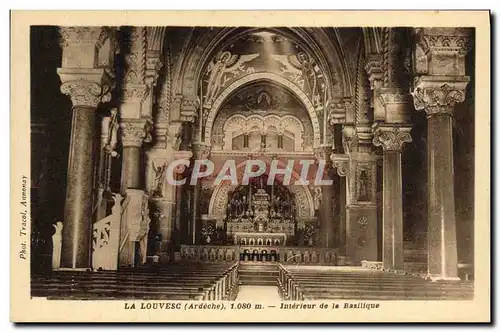 Cartes postales La Louvesc Interieur de la Basilique