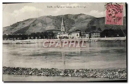 Cartes postales Tain Eglise et Coteau de l&#39Ermitage