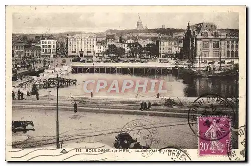 Cartes postales Boulogne Sur Mer Le Pont marguet et la Ville