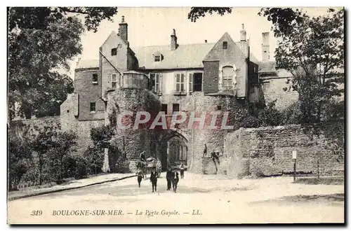 Cartes postales Boulogne Sur Mer La Porte Gayole Attelage Cheval