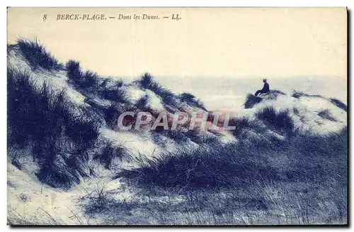 Cartes postales Berck Plage Dams Les Dunes