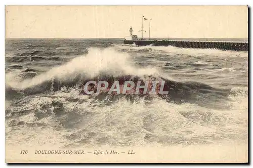 Cartes postales Boulogne Sur Mer Effet de Mer