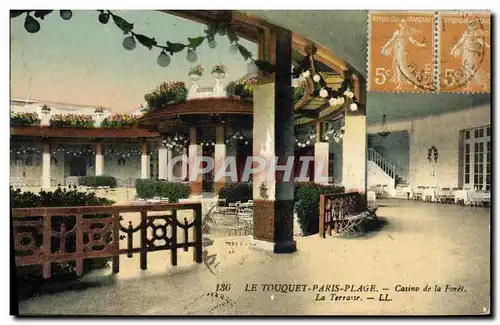 Cartes postales Le Touquet Paris Plage Casino de la Foret La terrasse