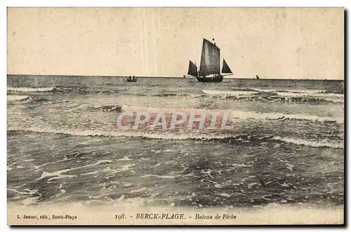 Cartes postales Berck Plage Bateau de Peche