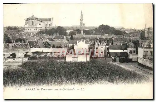 Cartes postales Arras Panorama Vers la Cathedrale