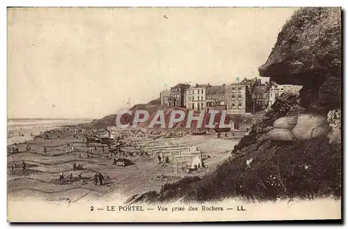 Cartes postales Le Portel Vue Prise des Rochers