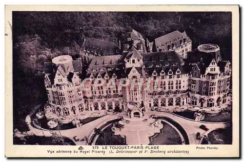 Ansichtskarte AK Le Touquet Paris Plage Vue aerienne du Royal Picardy