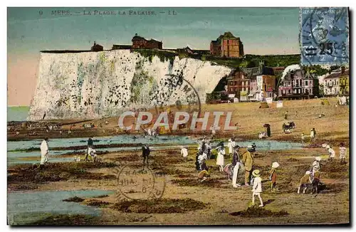 Cartes postales Mers La Plage La Falaise