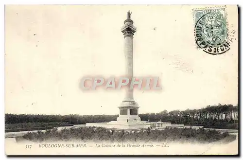 Cartes postales Boulogne Sur Mer La Colonne de la Grande Armiee