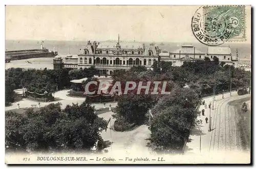 Cartes postales Boulogne Sur Mer Le Casino Vue Generale