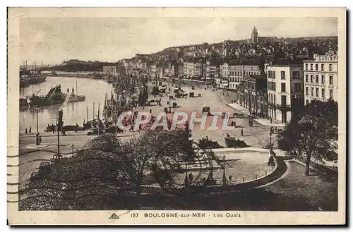 Cartes postales Boulogne Sur Mer Les Quais