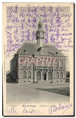 Cartes postales Berck Plage L'Hotel de Ville