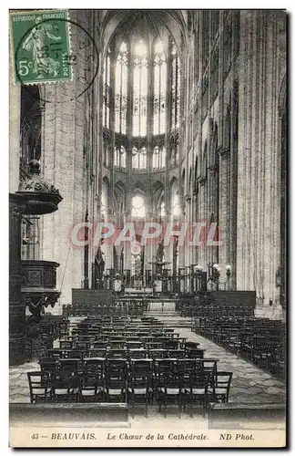 Ansichtskarte AK Beauvais Le Choeur de la Cathedrale