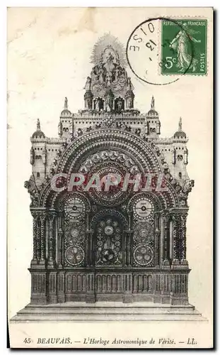Cartes postales Beauvais L'Horloge Astronomique de Verite