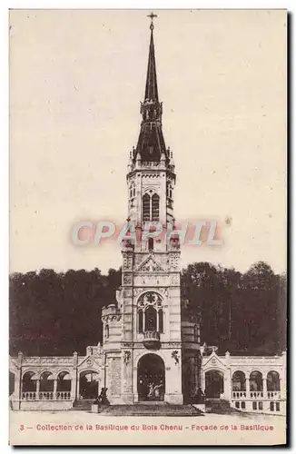 Cartes postales Collection de la Basilique du Bois Chenu Facade de la Basilique