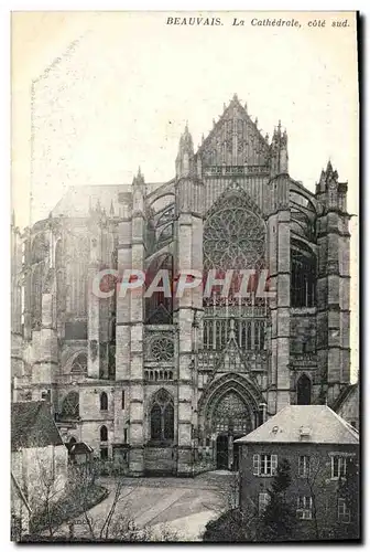 Ansichtskarte AK Beauvais La Cathedrale Cote Sud