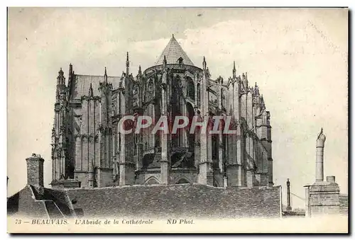 Cartes postales Beauvais L&#39Abside de la Cathedrale