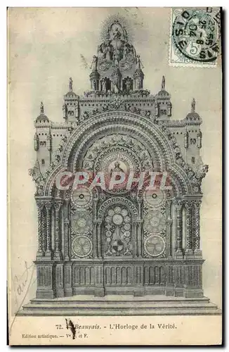 Cartes postales Beauvais L'Horloge de la Verite