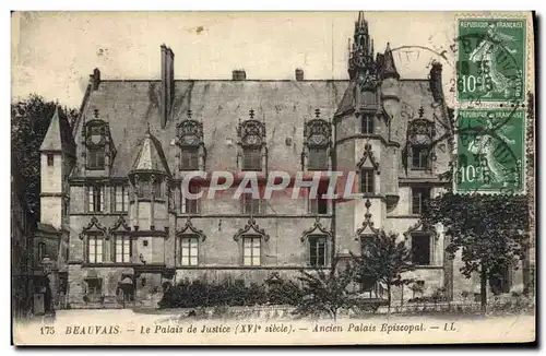 Ansichtskarte AK Beauvais Le Palais de Justice Ancien Palais Episcopal
