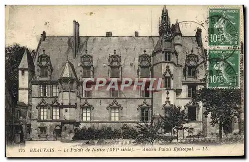 Cartes postales Beauvais Le Palais de Justice Ancien Palais Episcopal